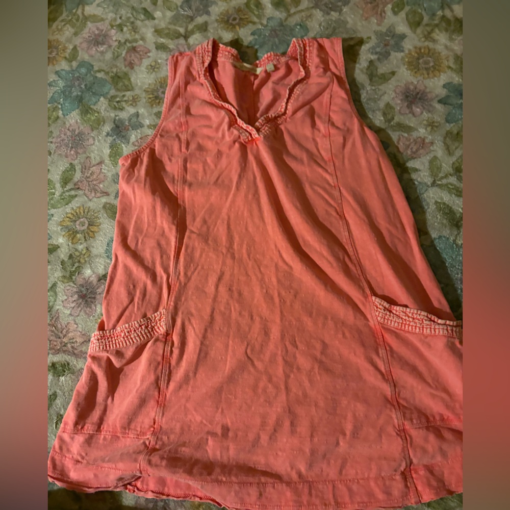 Soft Surroundings Sleeveless Pink Tank Top